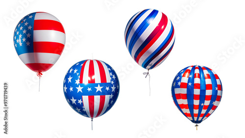 American independent day balloons
