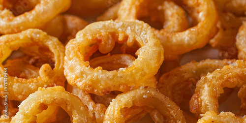 Crispy Fried Onion Rings Photo