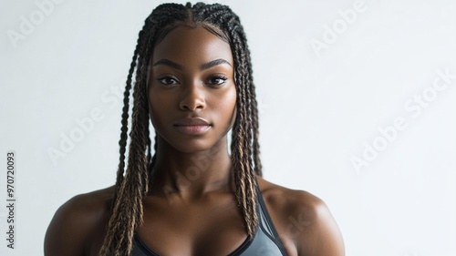 Long Haired African American woman