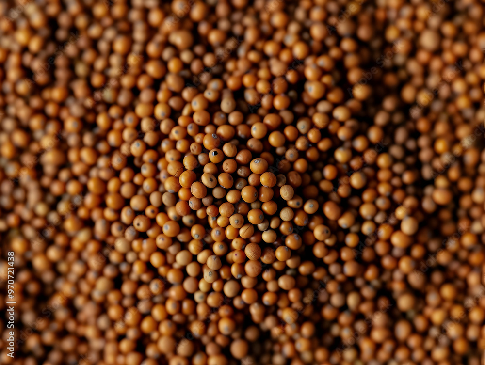 Photo of Mustard Seeds Texture Background Photo of Mustard Seeds Texture Background