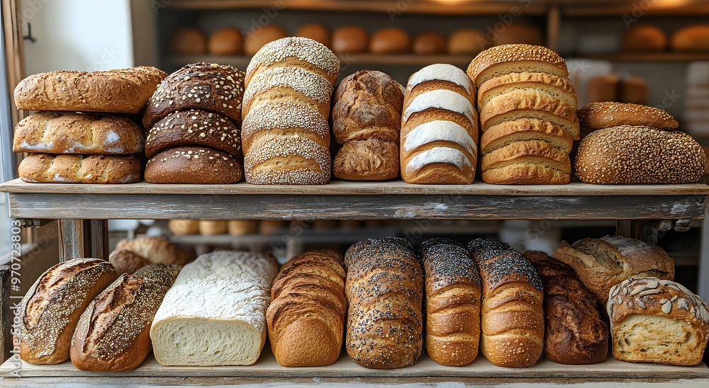 “A Shelf Filled with Beautifully Arranged Breads and Pastries, Showcasing an Assortment of Freshly Baked Goods with an Emphasis on Artful Presentation and Variety”
“A Shelf Filled with Beautifully Arranged Breads and Pastries, Showcasing an Assortment of Freshly Baked Goods with an Emphasis on Artful Presentation and Variety”