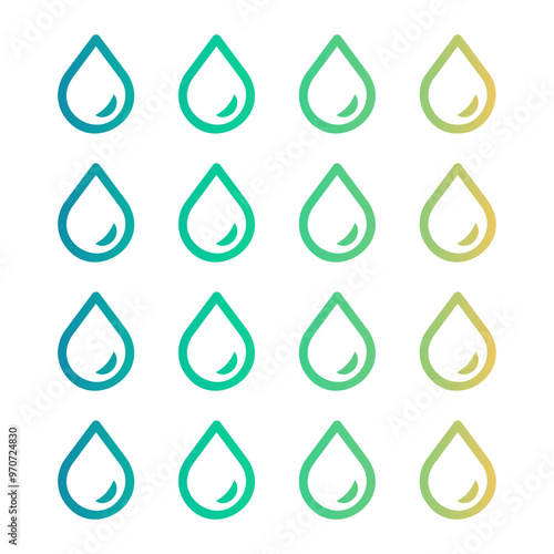 absorb Line Gradient Icon