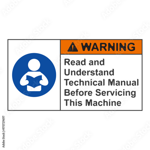 Refer to instruction manual flat symbol