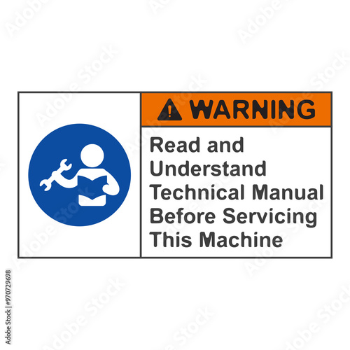 Refer to instruction manual flat symbol