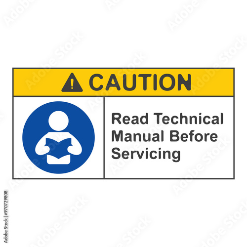 Refer to instruction manual flat symbol