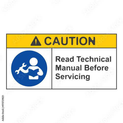 Refer to instruction manual flat symbol