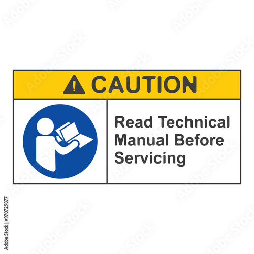Refer to instruction manual flat symbol