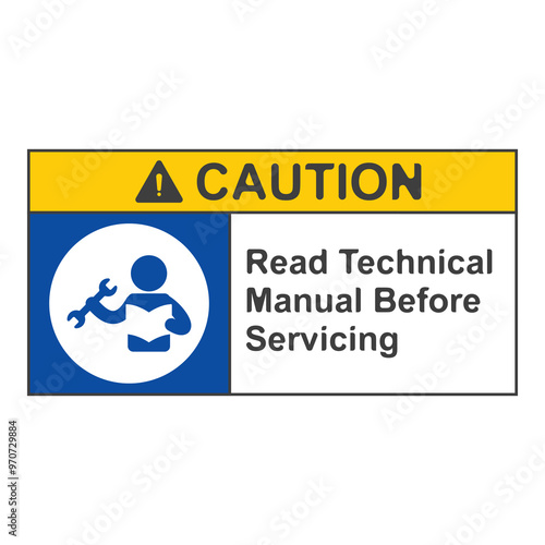 Refer to instruction manual flat symbol