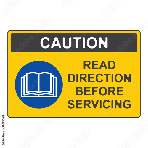 Refer to instruction manual flat symbol