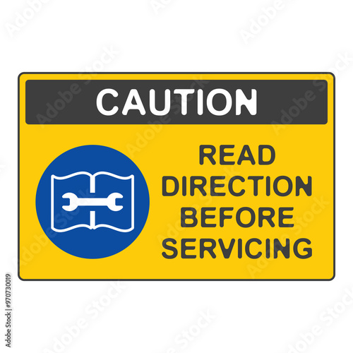 Refer to instruction manual flat symbol