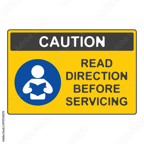 Refer to instruction manual flat symbol