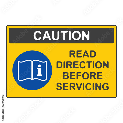 Refer to instruction manual flat symbol