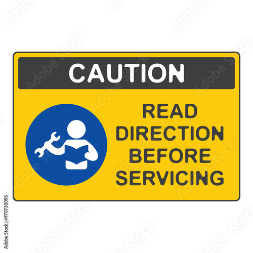 Refer to instruction manual flat symbol