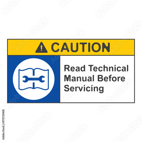 Refer to instruction manual flat symbol