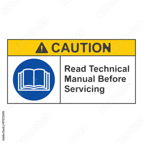 Refer to instruction manual flat symbol