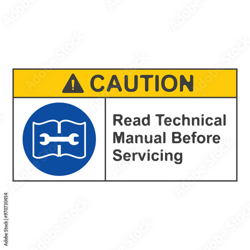 Refer to instruction manual flat symbol