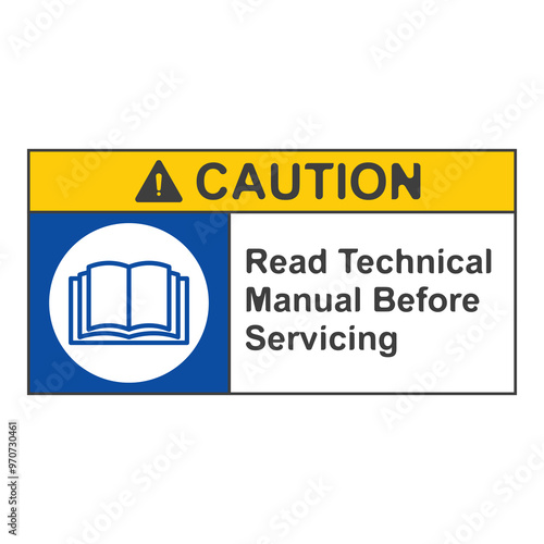 Refer to instruction manual flat symbol
