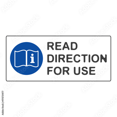 Refer to instruction manual flat symbol