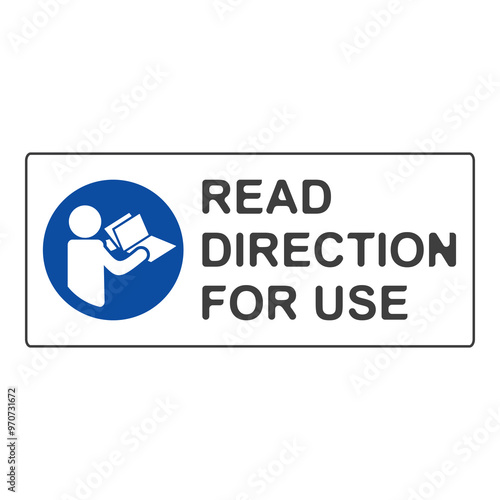 Refer to instruction manual flat symbol