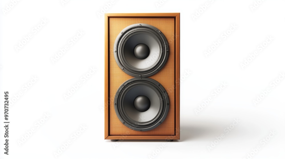 Sound speaker isolated on white background Sound speaker isolated on white background