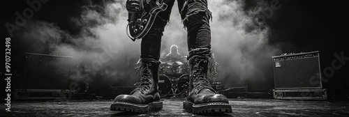Rock and Roll Boots on Stage