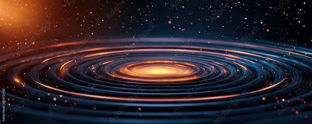 Spiritual mandala, with concentric circles and glowing energy symbols, 3D illustration Spiritual mandala, with concentric circles and glowing energy symbols, 3D illustration