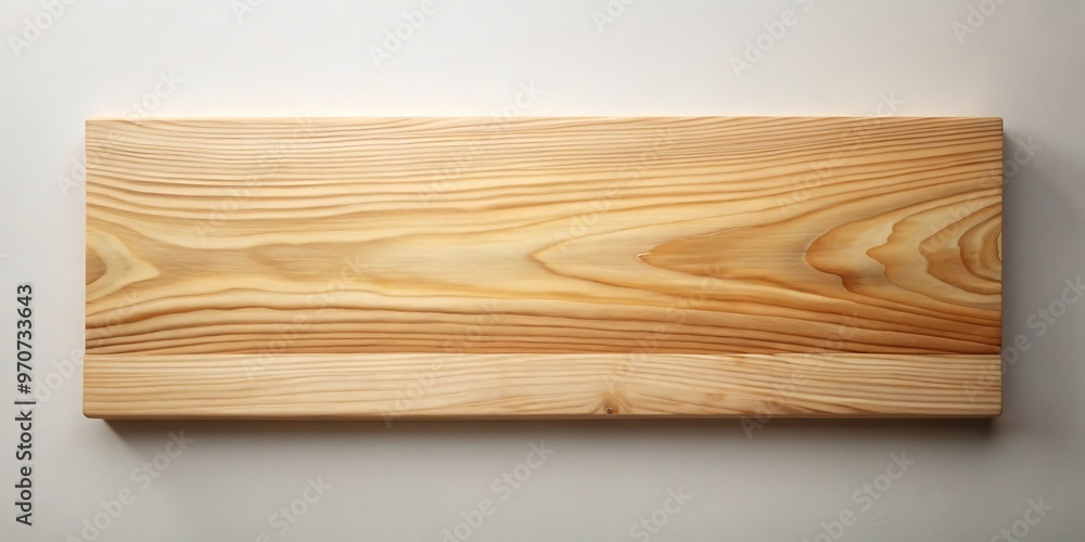 Fototapeta premium a rectangular wooden plank