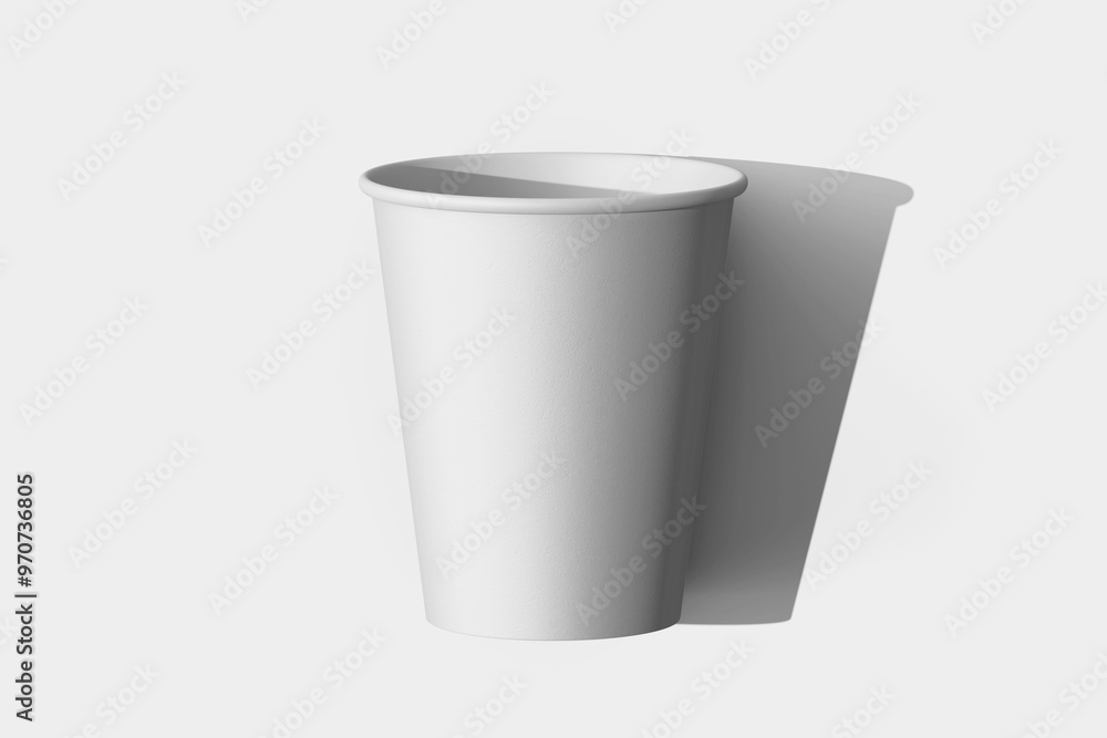 empty coffee latte brand eco-friendly takeout drink cup white textured recyclable paper realistic mockup design template 3d render illustration empty coffee latte brand eco-friendly takeout drink cup white textured recyclable paper realistic mockup design template 3d render illustration