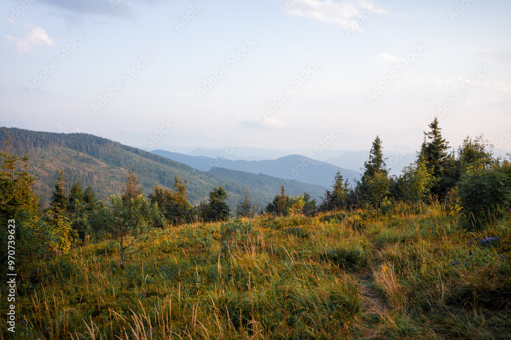 Breathtaking view of the mountain range Breathtaking view of the mountain range