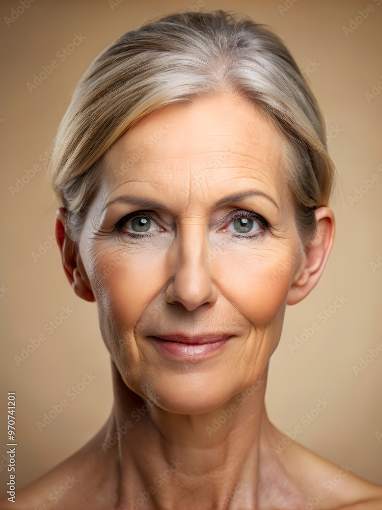 old woman's natural face with wrinkles old woman's natural face with wrinkles