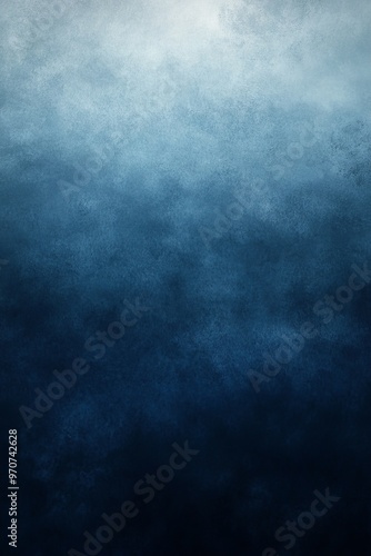 A smooth gradient background from blue to gray, presenting a sky of dusk or dawn with subtle graininess, increasing depth and dimension, suitable for night themed designs or minimalist projects.
