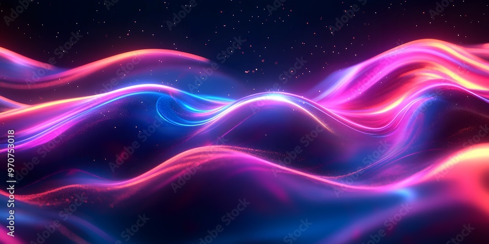 Fototapeta premium Glare simple dynamic geometric background