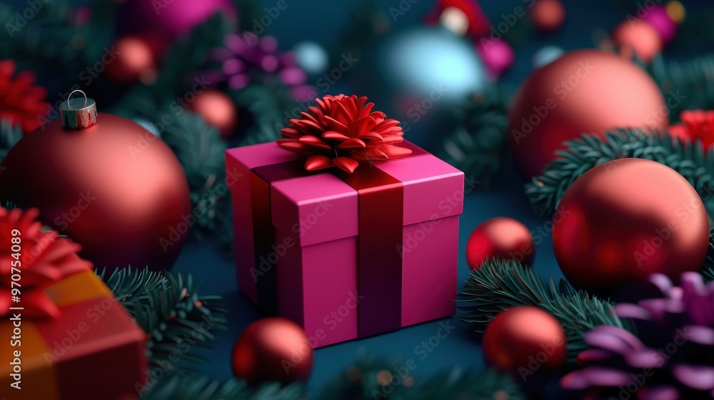 Surreal Christmas Wonderland, a dreamlike scene with floating gifts, melting decorations, eerie moonlight, vibrant colors, dynamic angles, enchanting atmosphere, ample space for text. Surreal Christmas Wonderland, a dreamlike scene with floating gifts, melting decorations, eerie moonlight, vibrant colors, dynamic angles, enchanting atmosphere, ample space for text.