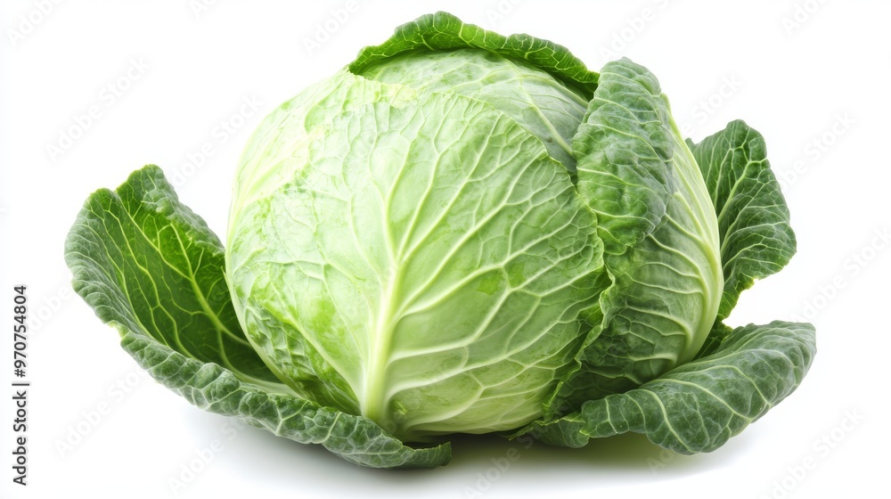 Cabbage isolated on white background. Cabbage isolated on white background.