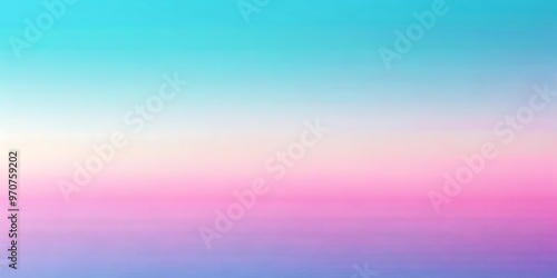 a serene gradient of pastel colors blending from painting with cloud and ocean