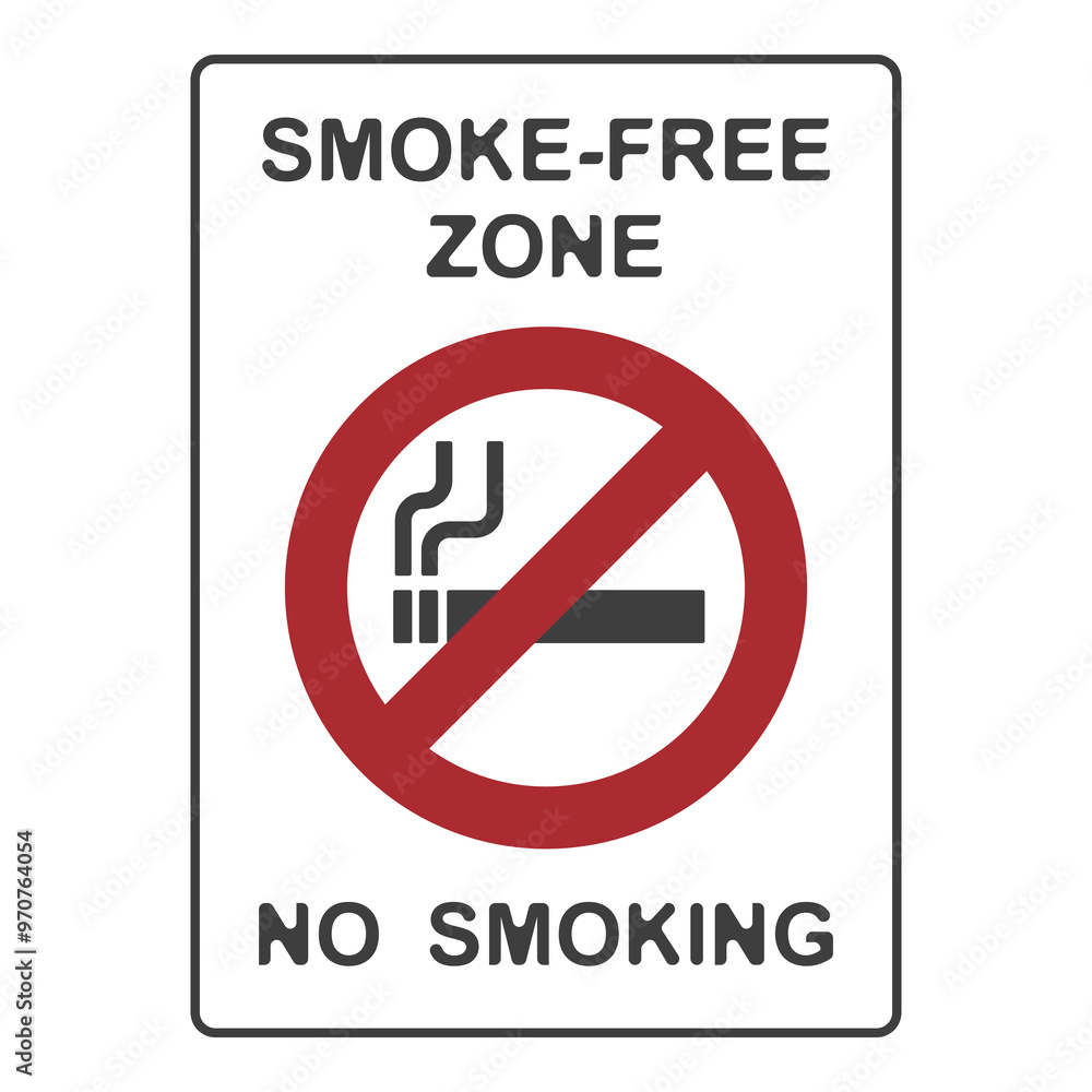 NO SMOKING, NO VAPING, flat logo NO SMOKING, NO VAPING, flat logo