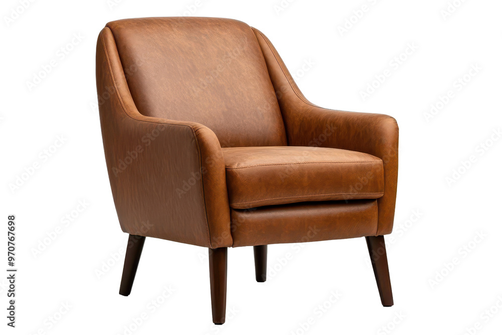 Stylish brown leather chair with sleek design, perfect for modern living spaces and adding a touch of elegance to any room. Stylish brown leather chair with sleek design, perfect for modern living spaces and adding a touch of elegance to any room.
