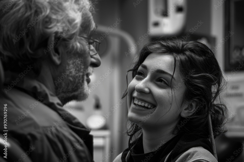 A classic couple portrait in monochrome, suitable for use in various contexts where a timeless and nostalgic feel is desired A classic couple portrait in monochrome, suitable for use in various contexts where a timeless and nostalgic feel is desired
