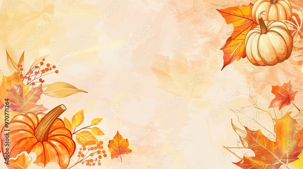 A warm and inviting Thanksgiving card background. The background might feature a cornucopia filled with an abundance of fruits and vegetables A warm and inviting Thanksgiving card background. The background might feature a cornucopia filled with an abundance of fruits and vegetables