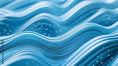 wavy blue design 