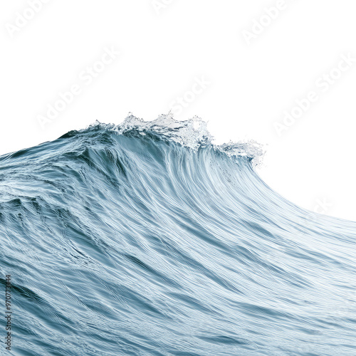 Wallpaper Mural A large wave crests in the ocean. Torontodigital.ca