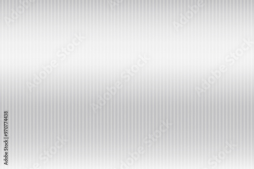Black and white ribbed glass effect background design. Digital backdrop. Metall effect gradient surface.