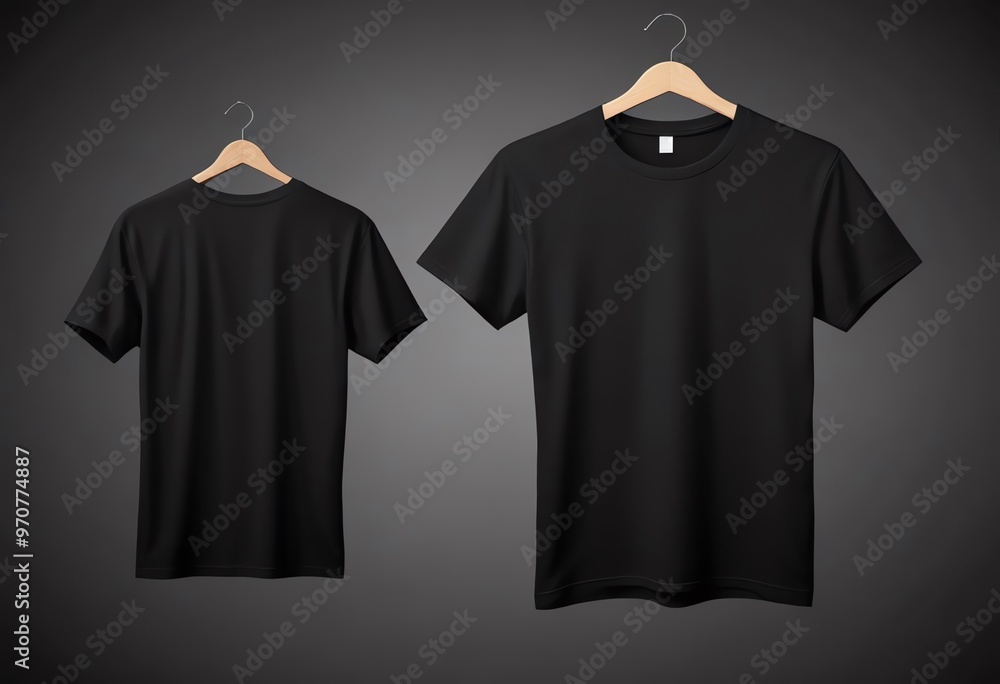 black t shirt with shadow black t shirt with shadow