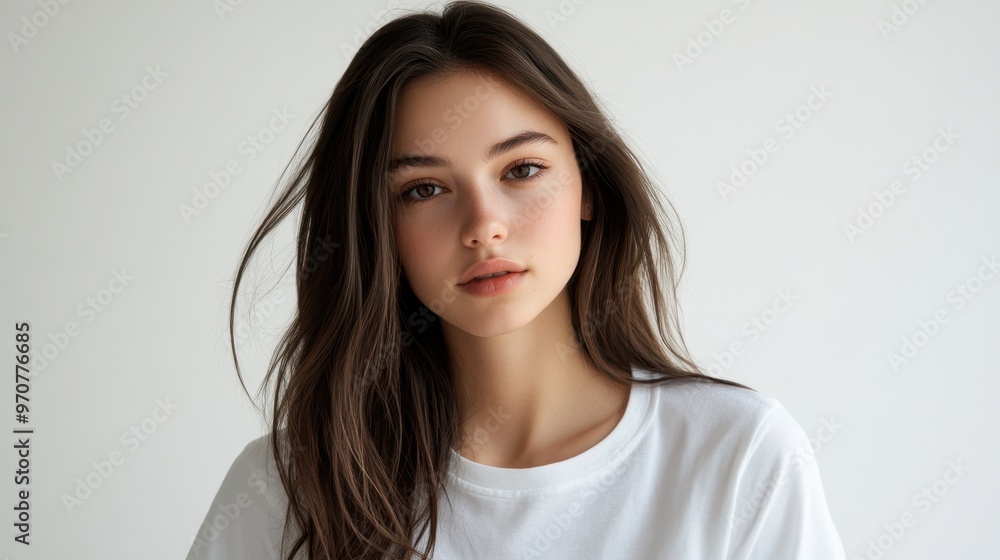 The Portrait of Young Woman The Portrait of Young Woman