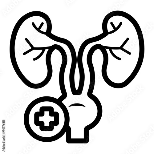 kidneys Line Icon