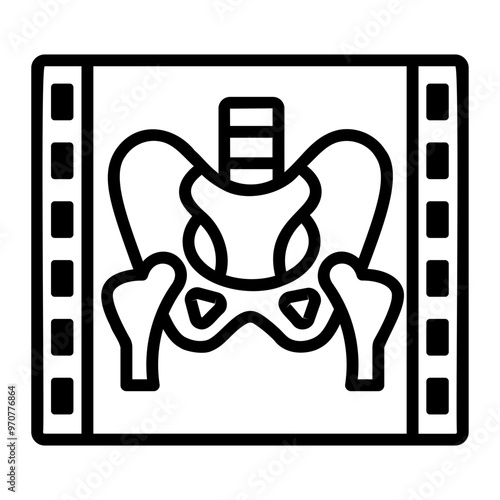 pelvis Line Icon