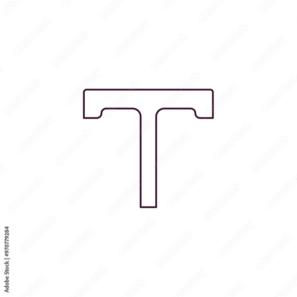 serif font outline icon. Linear vector from technology concept. Thin line serif font icon isolated on white background serif font outline icon. Linear vector from technology concept. Thin line serif font icon isolated on white background