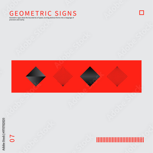 Versatile Geometric Sign Vector Pack: 4 Essential Designs for Modern Graphics photo