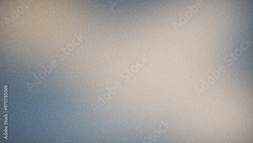 Grainy colorful gradient background. Abstract, beage, grey, navy blue, blurred, mesh, noise, wave, bokeh, retro vibes.