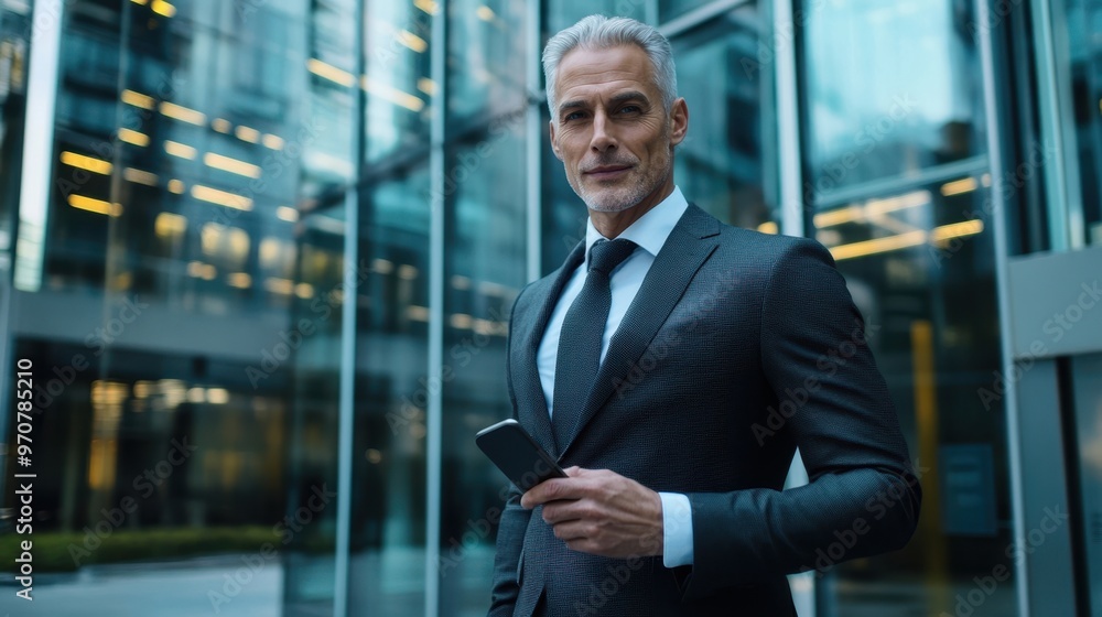 The Businessman With Smartphone The Businessman With Smartphone